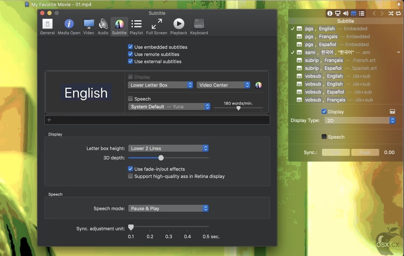 Movist Pro For Mac v2.19.0 mac最好用的播放器软件-图片2